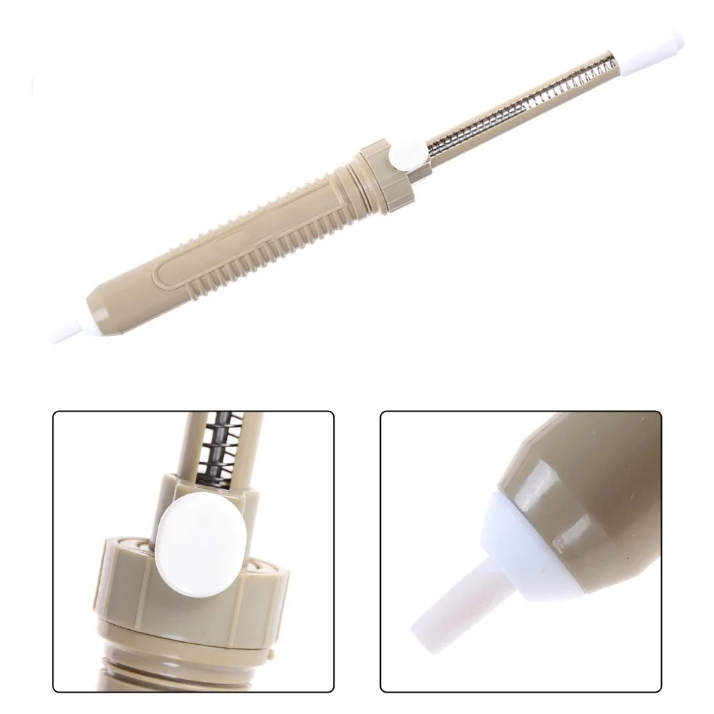 Welding Sucker Soldering Remover 330mm Long Desoldering Pump Vacuum Soldering Iron Desolder Hand Welding Tools
Welding Sucker Soldering Remover 330mm Long Desoldering Pump Vacuum Soldering Iron Desolder Hand Welding Tools