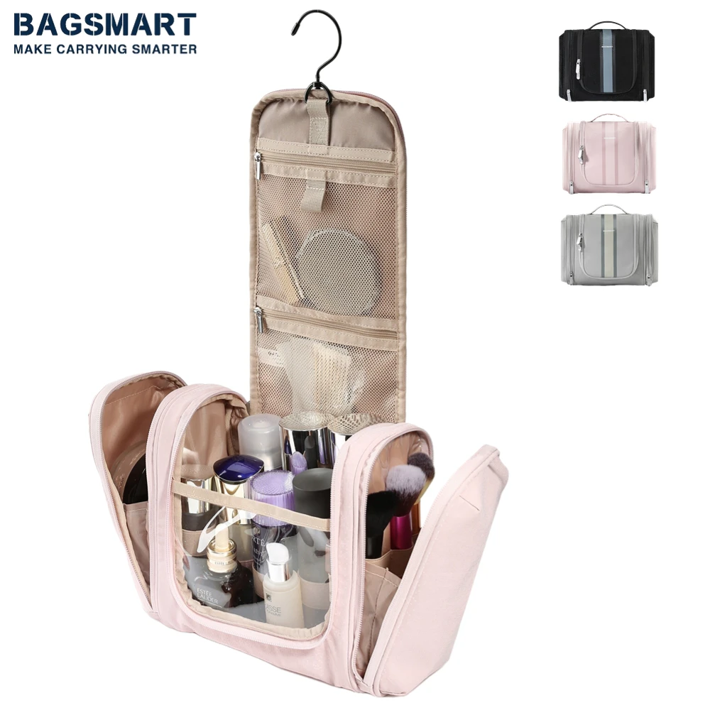 Hanging Men Toiletry Bag Travel Toiletries Storage Bag With Hook BAGSMART Travel Waterproof Storage Makeup Bags for Women
Hanging Men Toiletry Bag Travel Toiletries Storage Bag With Hook BAGSMART Travel Waterproof Storage Makeup Bags for Women