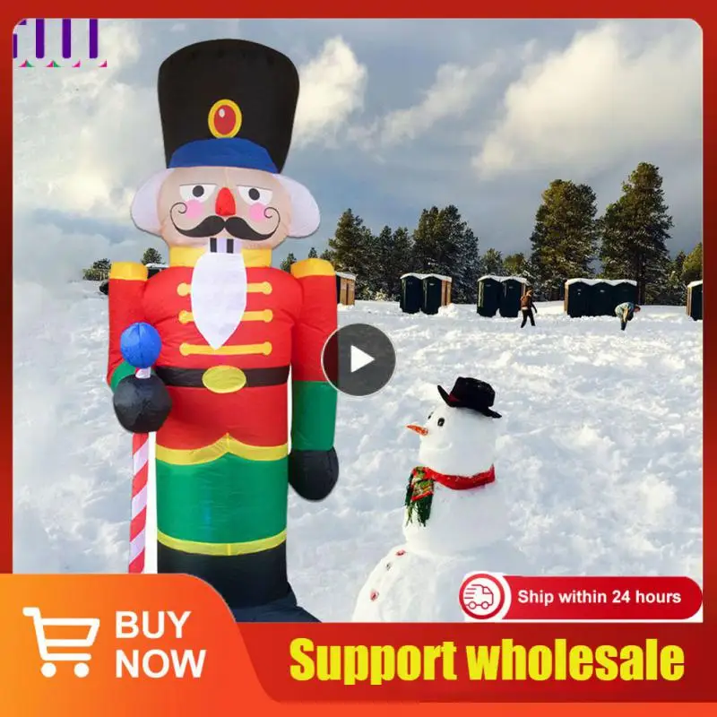 New Creative 2.4m Nutcracker Christmas Inflatable LED Light Outdoor Holiday Decoration Christmas Inflatable Home Decor Doll Toys
New Creative 2.4m Nutcracker Christmas Inflatable LED Light Outdoor Holiday Decoration Christmas Inflatable Home Decor Doll Toys