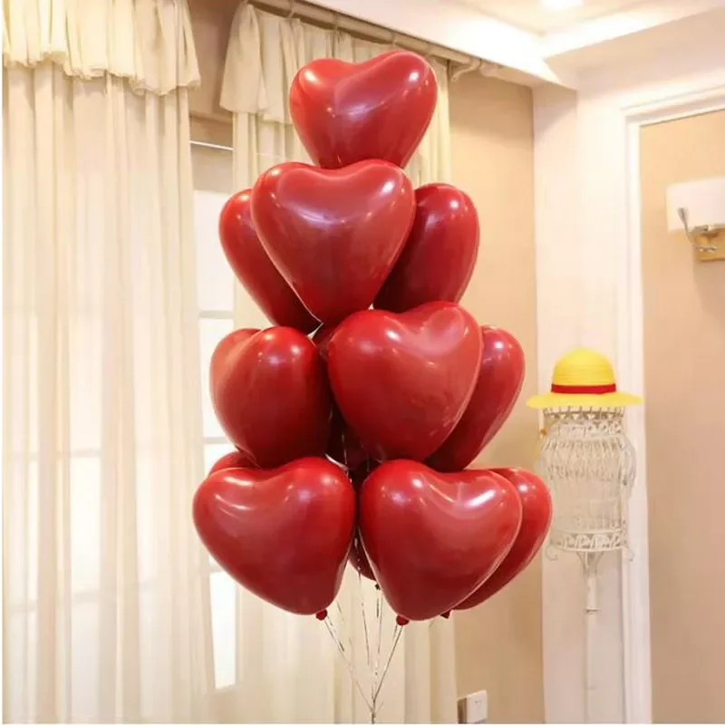 10Pc Red Pink Balloons 10Inch Love Heart Latex Balloons Wedding Helium Balloon Valentines Day Birthday Party Inflatable Balloons
10Pc Red Pink Balloons 10Inch Love Heart Latex Balloons Wedding Helium Balloon Valentines Day Birthday Party Inflatable Balloons