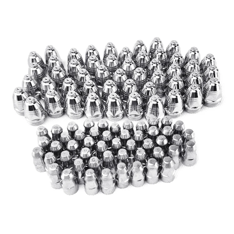 N0HB 100pcs P80 1.1/1.3/1.5/1.7mm Caliber Plasma Cutting Torch Consumable Cutting 60A 80A 100A P80 Plasma Torch Tip Nozzle
N0HB 100pcs P80 1.1/1.3/1.5/1.7mm Caliber Plasma Cutting Torch Consumable Cutting 60A 80A 100A P80 Plasma Torch Tip Nozzle