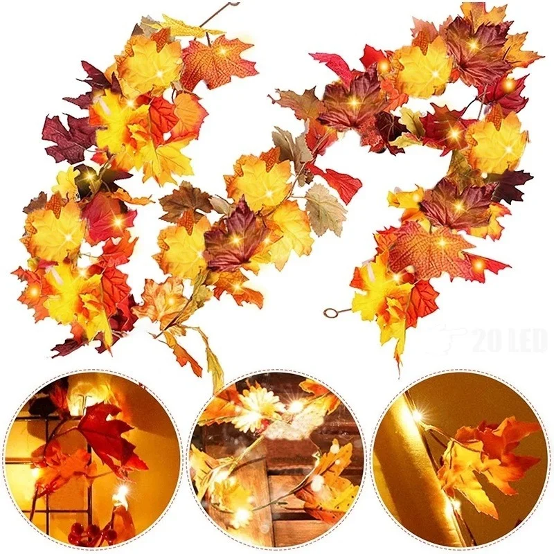 175cm Artificial Maple Leaf Garland Vine Fall Leave Autumn Hanging Vine Plants for Wedding Thanksgiving Halloween Garden Decor 
175cm Artificial Maple Leaf Garland Vine Fall Leave Autumn Hanging Vine Plants for Wedding Thanksgiving Halloween Garden Decor
