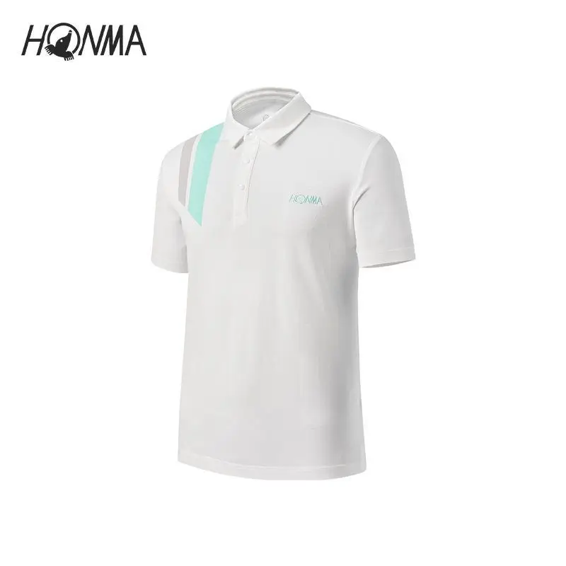 HONMA New Golf Men's Short Sleeve Polo Shoulder Contrast Color Moisture Absorbing Breathable Fresh and Comfortable
HONMA New Golf Men's Short Sleeve Polo Shoulder Contrast Color Moisture Absorbing Breathable Fresh and Comfortable