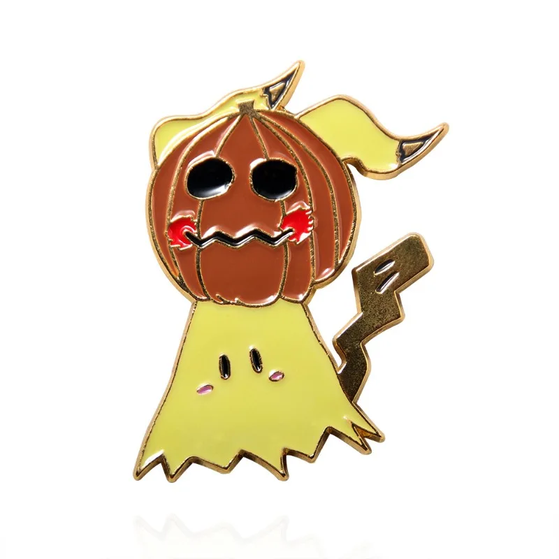 Аниме периферийные аксессуары Покемон Пикачу Хэллоуин брошь Тыква Покемон мультфильм призрак Смешные Значки украшения коллекционные игрушки подарки
Аниме периферийные аксессуары Покемон Пикачу Хэллоуин брошь Тыква Покемон мультфильм призрак Смешные Значки украшения коллекционные игрушки подарки