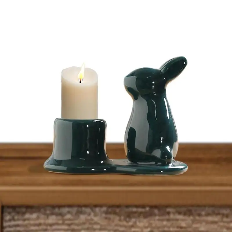 Ceramic Candle Stand Eye-catching Easter Bunny Candle Holder Nordic Style Candlestick Bedroom Centerpiece Table Decor
Ceramic Candle Stand Eye-catching Easter Bunny Candle Holder Nordic Style Candlestick Bedroom Centerpiece Table Decor