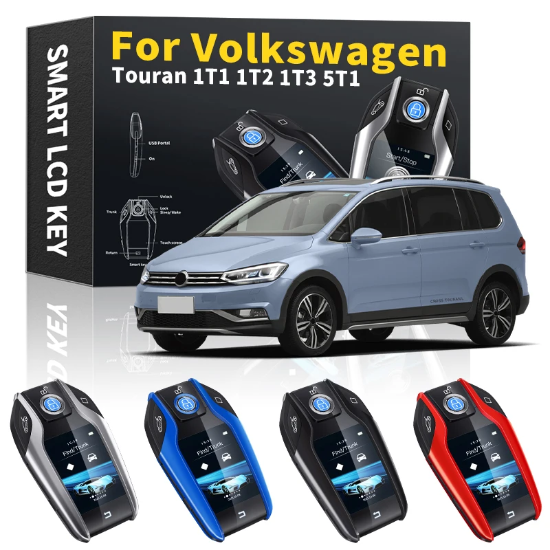 OPRTAMG Remote Key LCD Display Screen keyless-go smart key vehicle For VW Volkswagen Touran 1T1 1T2 1T3 5T1 2001-2004 2005 2006
OPRTAMG Remote Key LCD Display Screen keyless-go smart key vehicle For VW Volkswagen Touran 1T1 1T2 1T3 5T1 2001-2004 2005 2006