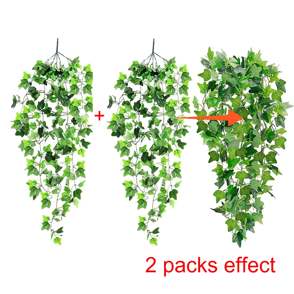Green Artificial Vine Plants Home Decor Silk Hanging vines Fake Leaf Garland Leaves Diy For Wedding Party Room Garden Decoration
Green Artificial Vine Plants Home Decor Silk Hanging vines Fake Leaf Garland Leaves Diy For Wedding Party Room Garden Decoration