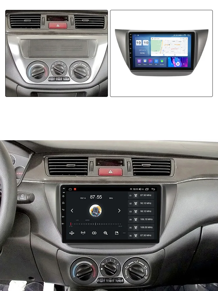 MEKEDE 8G + 128G Android WIFI Автомобильный мультимедийный плеер для Mitsubishi Lancer IX 2006 2007 2008 2009 2010