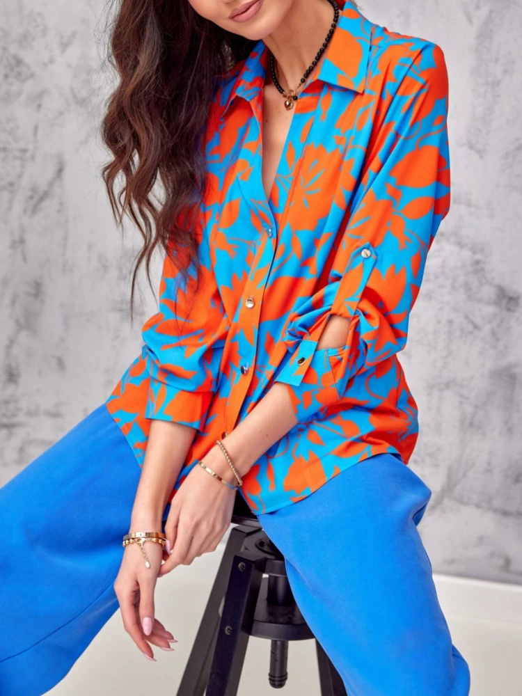 Clothes for Women Spring Summer New Loose Shirt Printed Cardigan Single-breasted Long-sleeved Shirts and Blouses Womens Tops
Clothes for Women Spring Summer New Loose Shirt Printed Cardigan Single-breasted Long-sleeved Shirts and Blouses Womens Tops