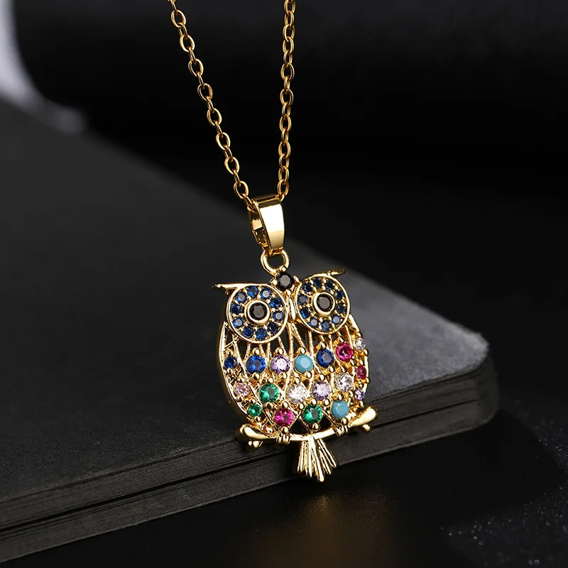 Luxury 18K Gold Color Jewelry Owl Necklace Pendant Women's Neck Chain Aesthetic Necklaces for Woman Pendants and Necklaces Kpop
Luxury 18K Gold Color Jewelry Owl Necklace Pendant Women's Neck Chain Aesthetic Necklaces for Woman Pendants and Necklaces Kpop