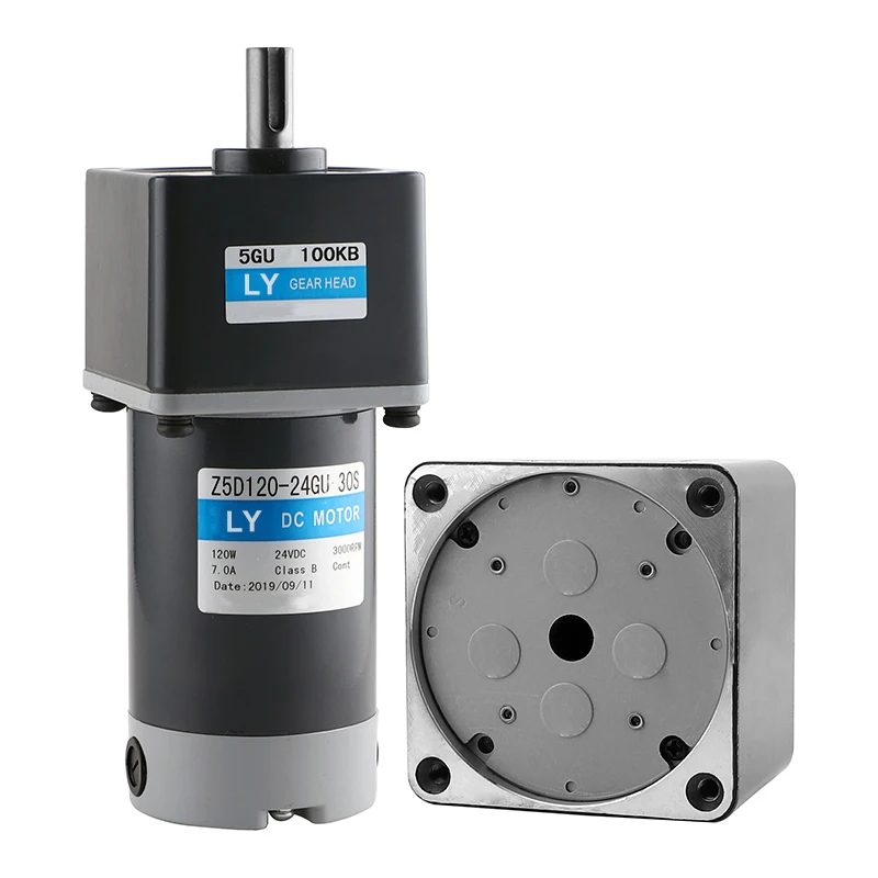 High Torque 120W DC Brush Motor with Parallel shaft gearbox DC Gear Motor for Logistics equipment
High Torque 120W DC Brush Motor with Parallel shaft gearbox DC Gear Motor for Logistics equipment