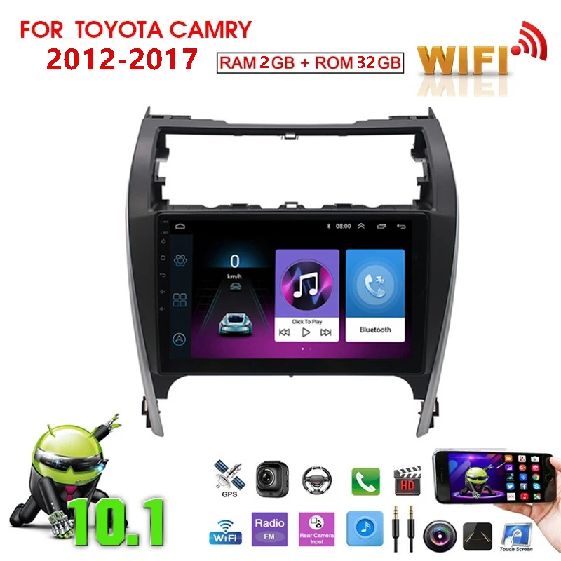 Android 10 2Din Car Multimedia Player Car Radio Stereo For Toyota Camry 7 XV 50 55 2012-2017 GPS Navigation Head Unit Bluetooth
Android 10 2Din Car Multimedia Player Car Radio Stereo For Toyota Camry 7 XV 50 55 2012-2017 GPS Navigation Head Unit Bluetooth