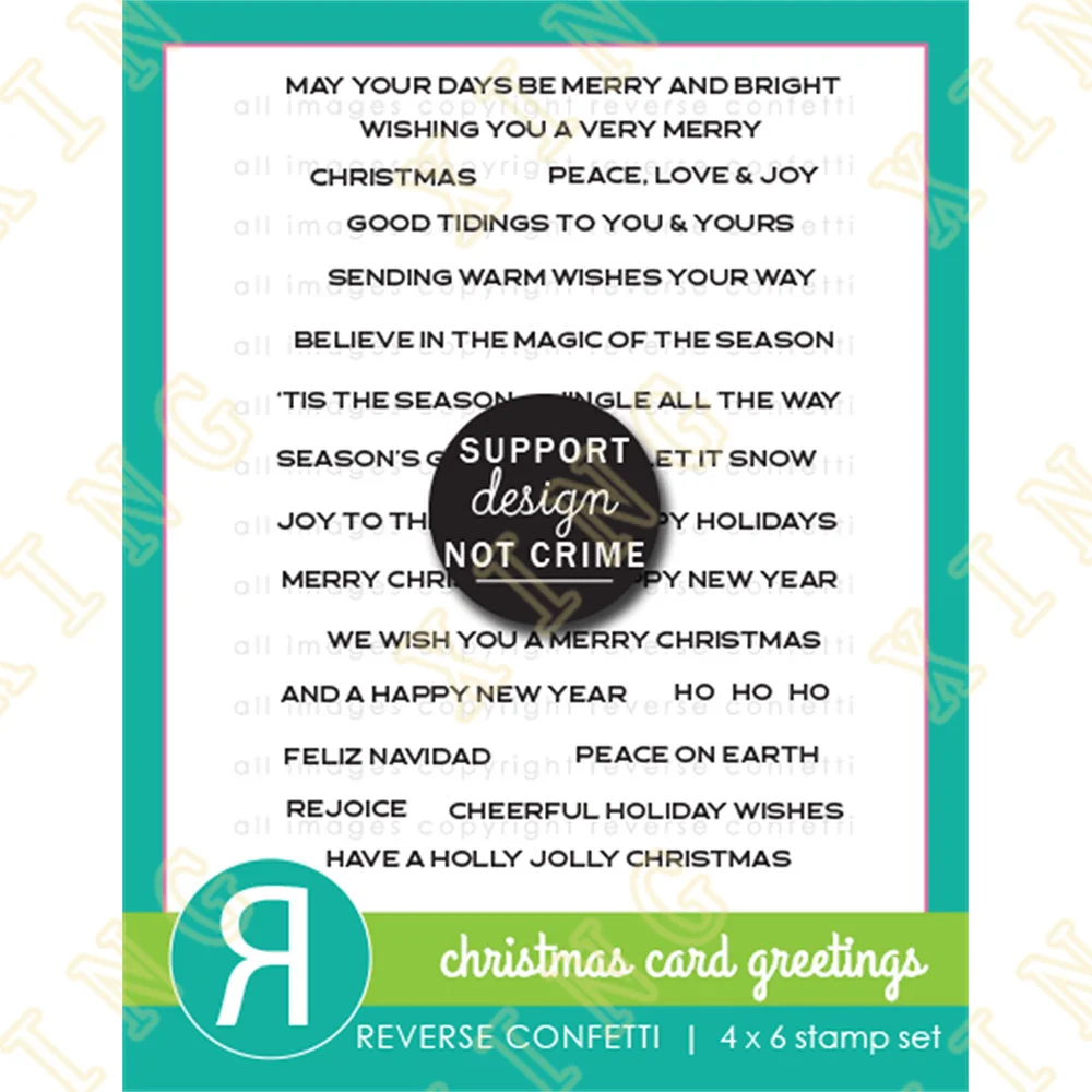 New Christmas Card Greetings Clear Silicone Stamps Scrapbook Diary Decoration Embossing Template Diy Greeting Card Handmade
New Christmas Card Greetings Clear Silicone Stamps Scrapbook Diary Decoration Embossing Template Diy Greeting Card Handmade