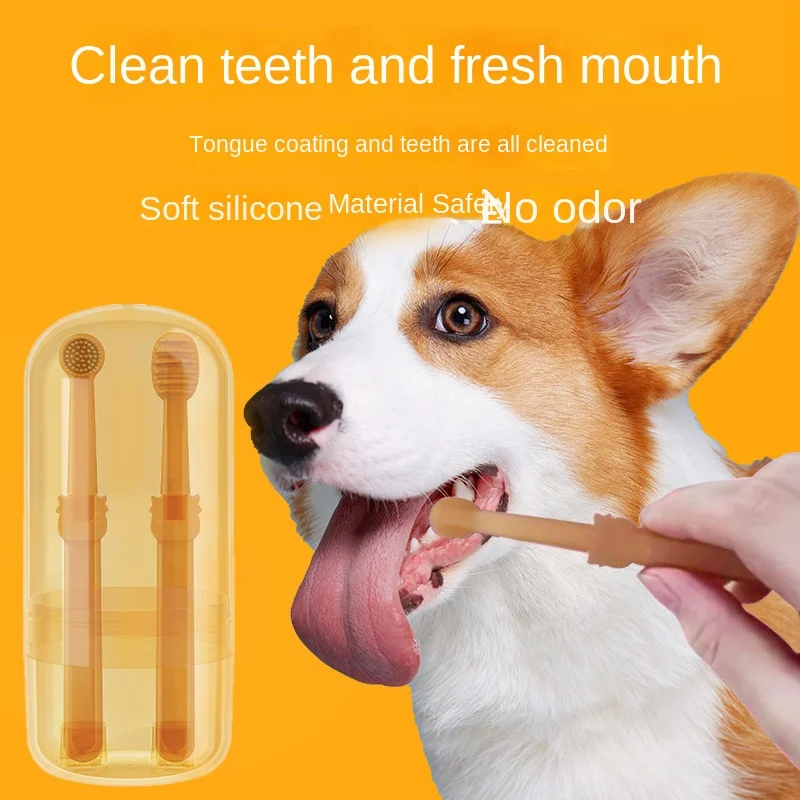 Multifunctional Pet Toothpaste Set Dog and Cat Silicone Soft Hair Toothbrush Oral Care Puppy Toothbrush Pet Set Teeth Cleaning
Multifunctional Pet Toothpaste Set Dog and Cat Silicone Soft Hair Toothbrush Oral Care Puppy Toothbrush Pet Set Teeth Cleaning