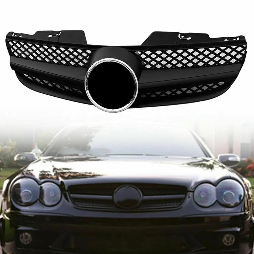 Car Front Racing Bumper Grille Mesh Black for Mercedes Benz R230 SL550 SL63 2007-2009
Car Front Racing Bumper Grille Mesh Black for Mercedes Benz R230 SL550 SL63 2007-2009