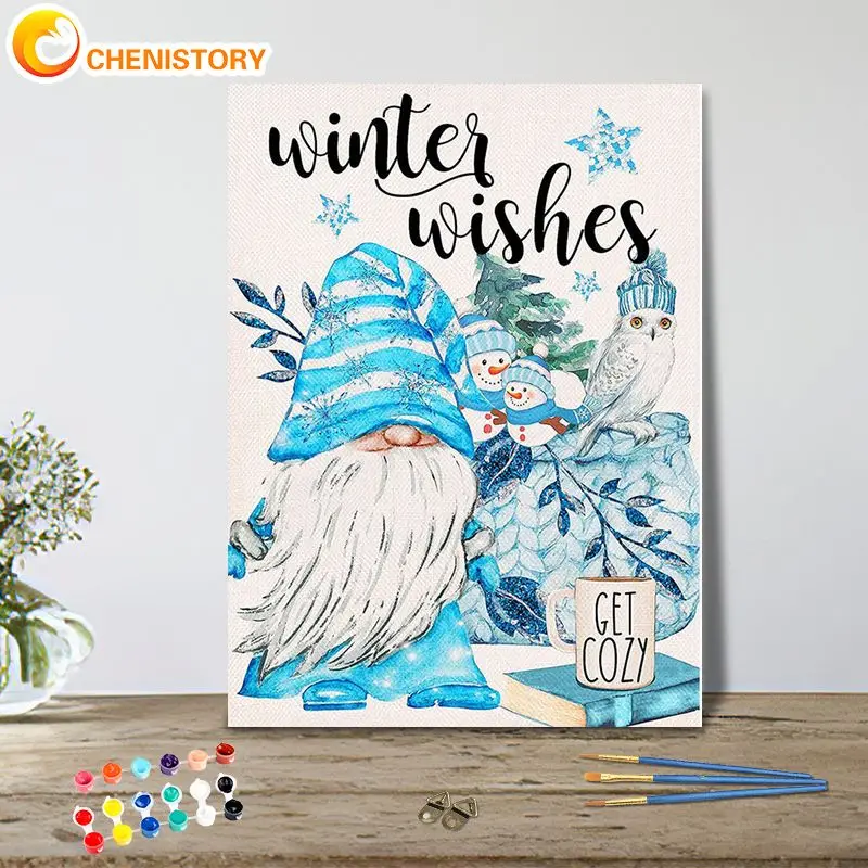 CHENISTORY Frameless DIY Painting By Numbers Santa Claus Acrylic Painting Modern Picture Home Decor For Living Room 50x40cm
CHENISTORY Frameless DIY Painting By Numbers Santa Claus Acrylic Painting Modern Picture Home Decor For Living Room 50x40cm