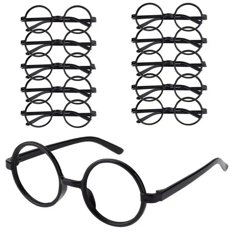 Round Prop Glasses Black Glasses Costume Wizard Glasses Glasses Cosplay Party Accessories For Stylish Boys Girls Children Kids
Round Prop Glasses Black Glasses Costume Wizard Glasses Glasses Cosplay Party Accessories For Stylish Boys Girls Children Kids