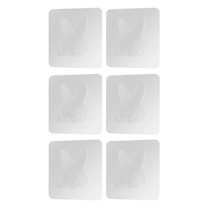 Adhesive Hooks Heavy Duty 6 Pcs Heavy Duty Wall Hooks Self Adhesive Decorative Wall Storage Supplies PVC Rabbit Shape Waterproof
Adhesive Hooks Heavy Duty 6 Pcs Heavy Duty Wall Hooks Self Adhesive Decorative Wall Storage Supplies PVC Rabbit Shape Waterproof