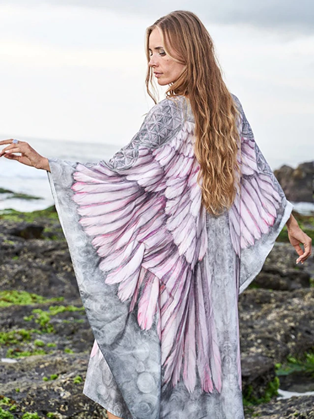 2023 Bohemian Kimono Beachwear Kaftan Swimsuit Cover Up Tunic Pareo Dress Beach Batwing Loose Pink Print Beach Sarong
2023 Bohemian Kimono Beachwear Kaftan Swimsuit Cover Up Tunic Pareo Dress Beach Batwing Loose Pink Print Beach Sarong