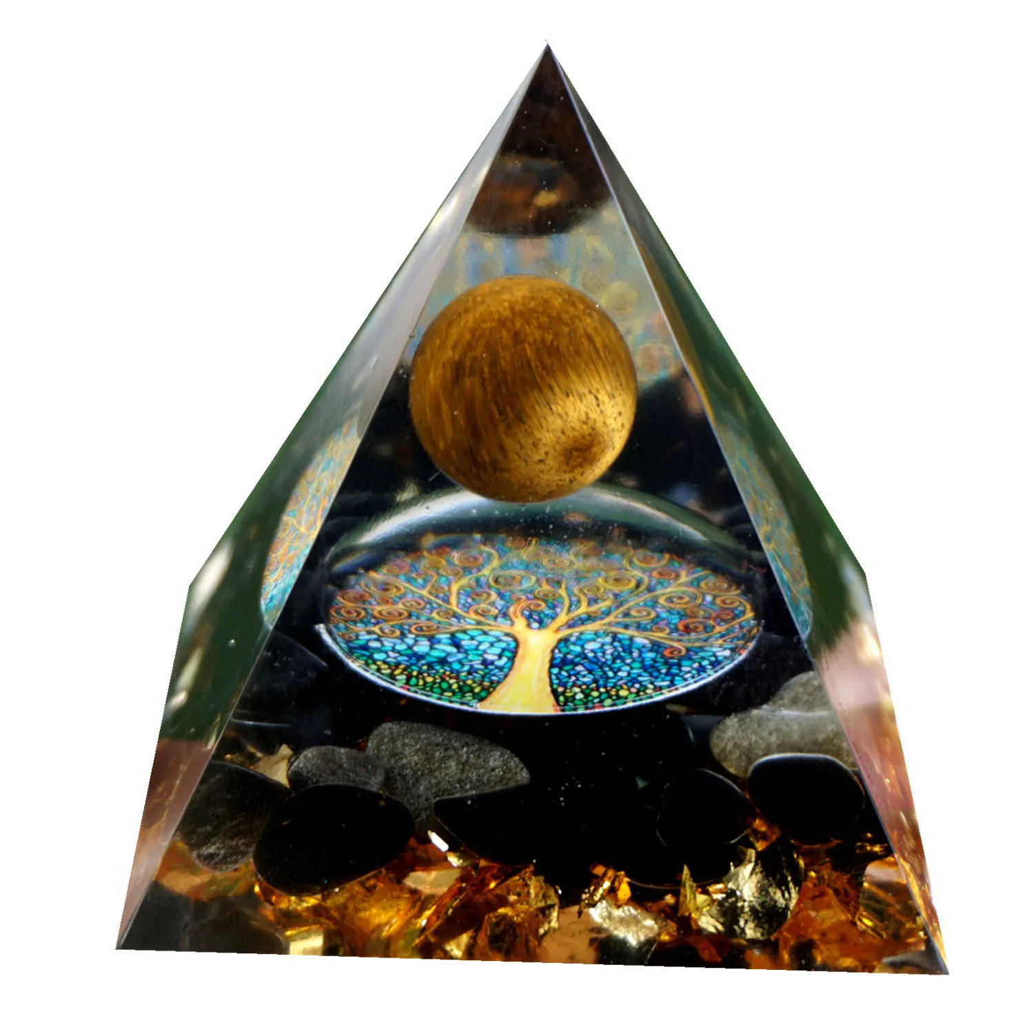 HANDMADE Tiger Eye Crystal Sphere & Obsidian Quartz Orgone Pyramid 60MM Reiki Energy Healing Chakra Meditation
HANDMADE Tiger Eye Crystal Sphere & Obsidian Quartz Orgone Pyramid 60MM Reiki Energy Healing Chakra Meditation