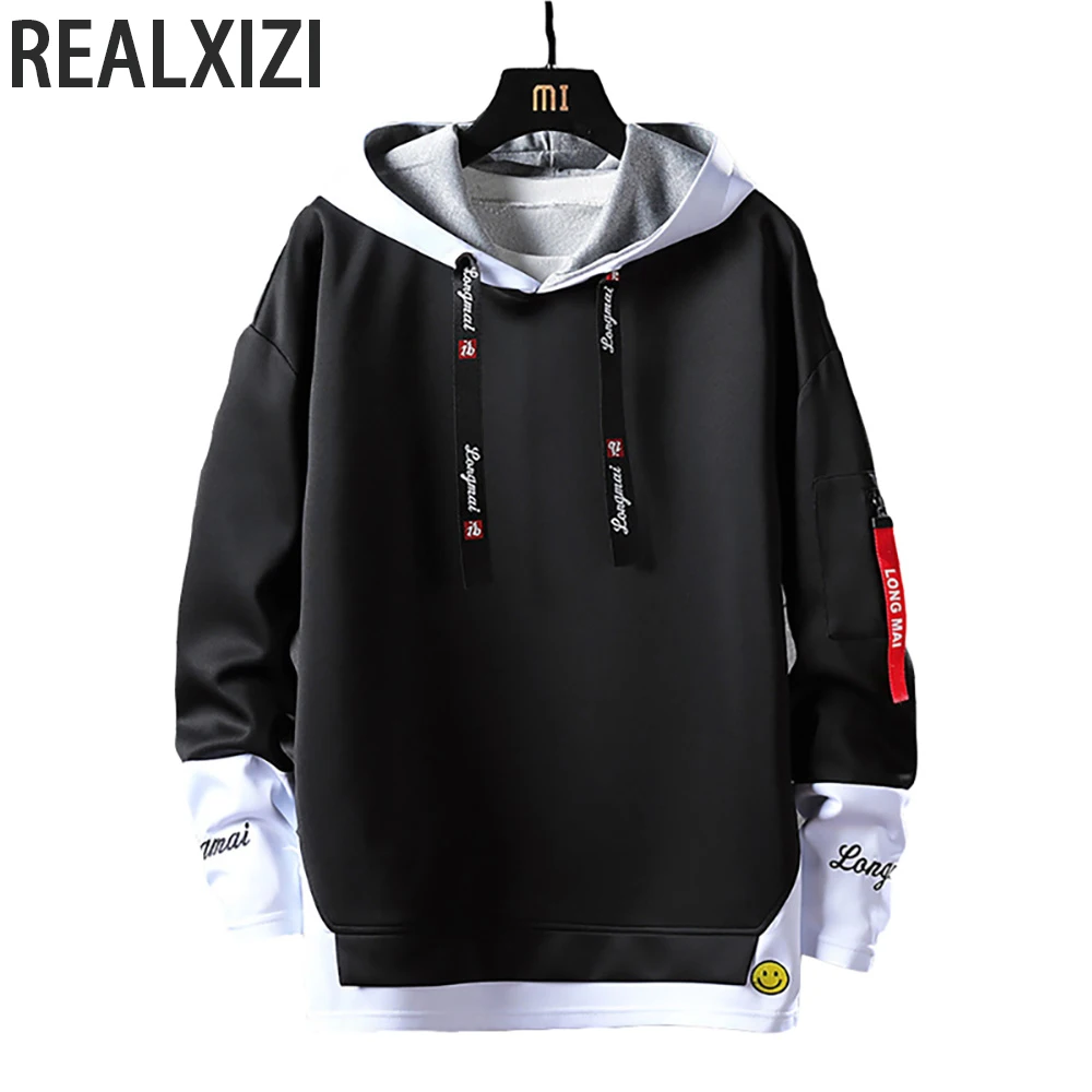 Fake Two-piece Hoodie Long Sleeve Streetwear Sweatshirt Korean Version Hoodies Solid Color Pullover Spring Autumn Men Clothing
Fake Two-piece Hoodie Long Sleeve Streetwear Sweatshirt Korean Version Hoodies Solid Color Pullover Spring Autumn Men Clothing