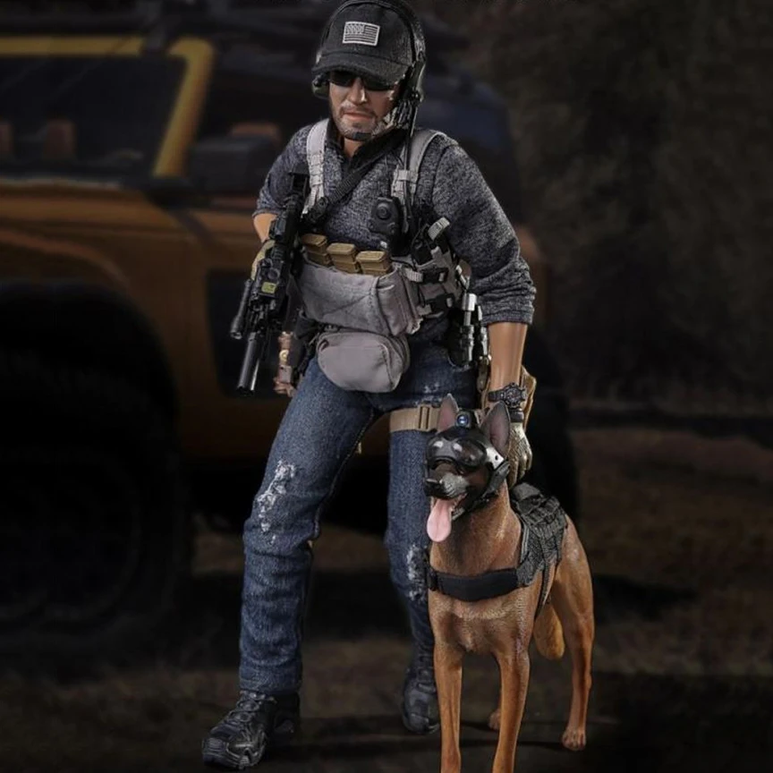Mini Times Toys M029 1/6 US Seal Team NAVY Special Force Soldier Jason With Dog Figure Model 12'' Male Action Doll Full Set Toy
Mini Times Toys M029 1/6 US Seal Team NAVY Special Force Soldier Jason With Dog Figure Model 12'' Male Action Doll Full Set Toy
