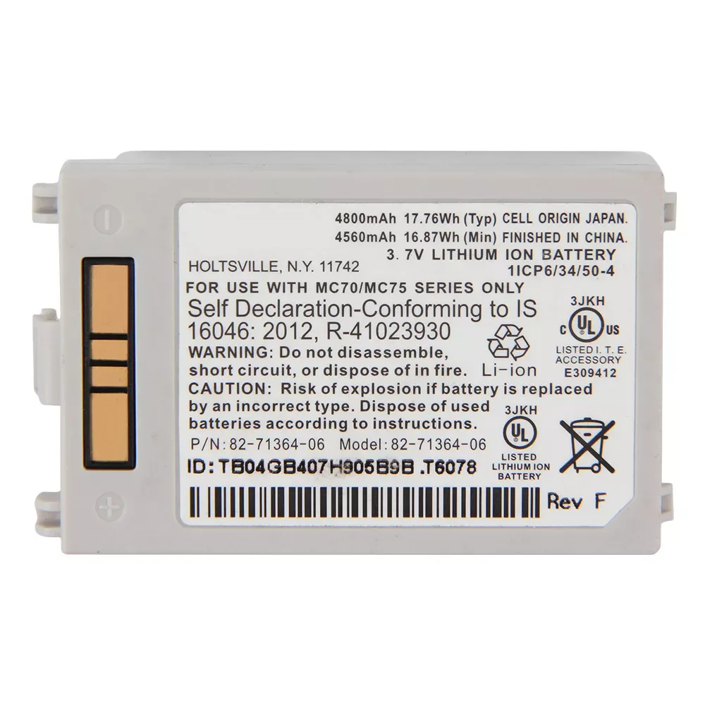 2023New Original Replacement Battery For Motorola Zebra Symbol MC75 MC70 MC7090 MC75A8 MC7596 MC75A MC75A6 82-71364-06 Genuine 4
2023New Original Replacement Battery For Motorola Zebra Symbol MC75 MC70 MC7090 MC75A8 MC7596 MC75A MC75A6 82-71364-06 Genuine 4