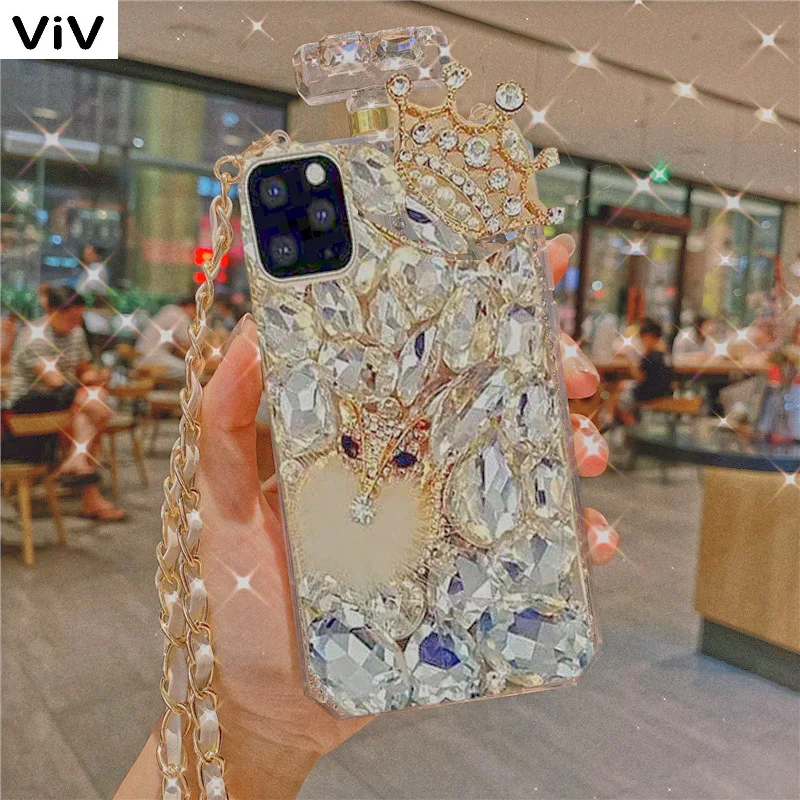 Luxury Crown Diamond Perfume Bottle TPU Case for Samsung Galaxy Note 10 9 20 S20 S21 S22 Plus S23 Ultra iPhone 13 14 Pro MAX
Luxury Crown Diamond Perfume Bottle TPU Case for Samsung Galaxy Note 10 9 20 S20 S21 S22 Plus S23 Ultra iPhone 13 14 Pro MAX