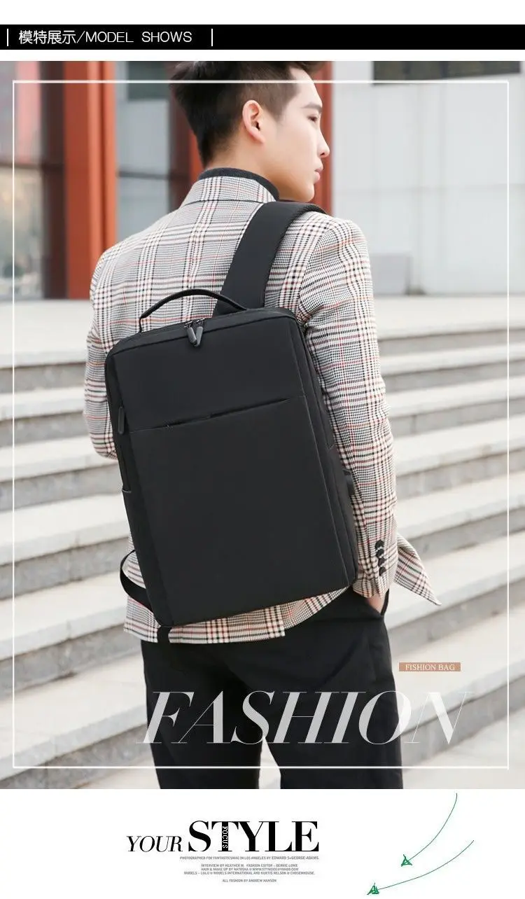 Business backpack computer bag middle and high school students' schoolbag large capacity travel bag women's men's backpack
Business backpack computer bag middle and high school students' schoolbag large capacity travel bag women's men's backpack