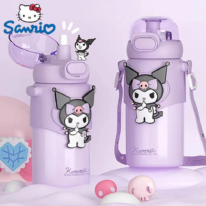 460ml Sanrioed Melody Onpompurin Kuromi Cinnamoroll Vacuum Cup High-quality Kids Stainless Steel Thermos Cup Strap Water Bottle
460ml Sanrioed Melody Onpompurin Kuromi Cinnamoroll Vacuum Cup High-quality Kids Stainless Steel Thermos Cup Strap Water Bottle