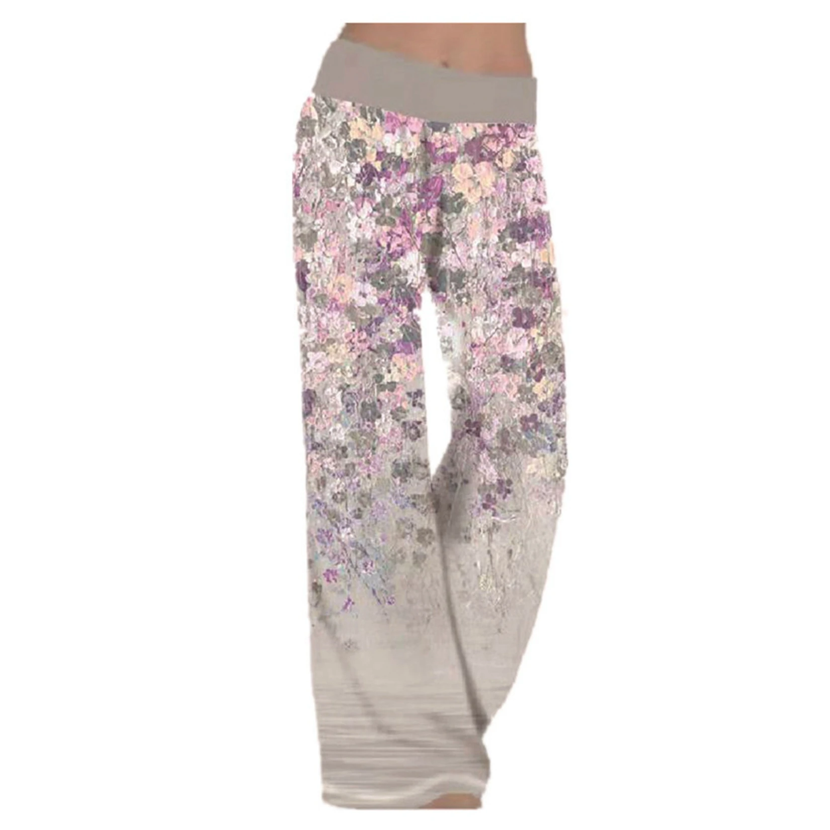 Women Floral Printed Trousers Wide Leg Baggy Yoga Trousers Mid-waist Athletics Pants
Women Floral Printed Trousers Wide Leg Baggy Yoga Trousers Mid-waist Athletics Pants