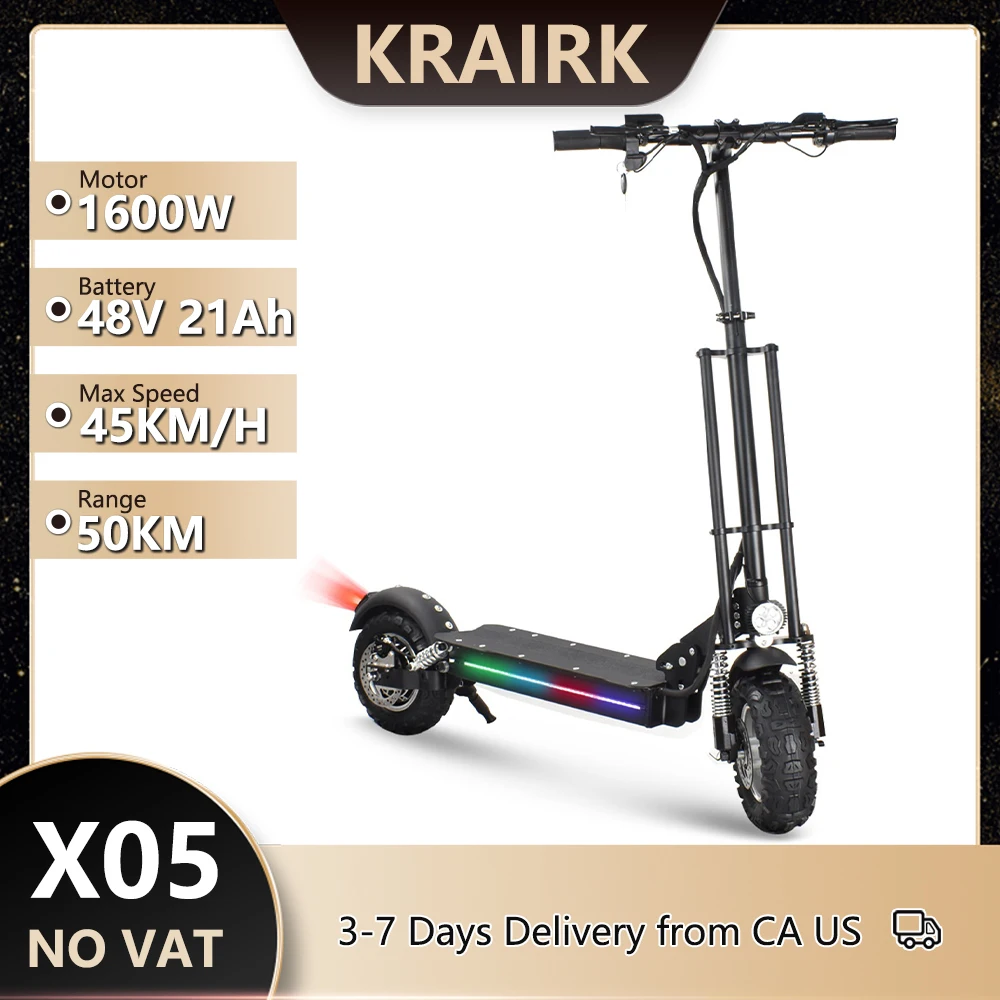 1600W Adults Electric Scooter Foldable Fast Up to 28 Mph 11 inch Vacuum Tire E Scooter Off Road Tire Electric Scooter for Adults
1600W Adults Electric Scooter Foldable Fast Up to 28 Mph 11 inch Vacuum Tire E Scooter Off Road Tire Electric Scooter for Adults