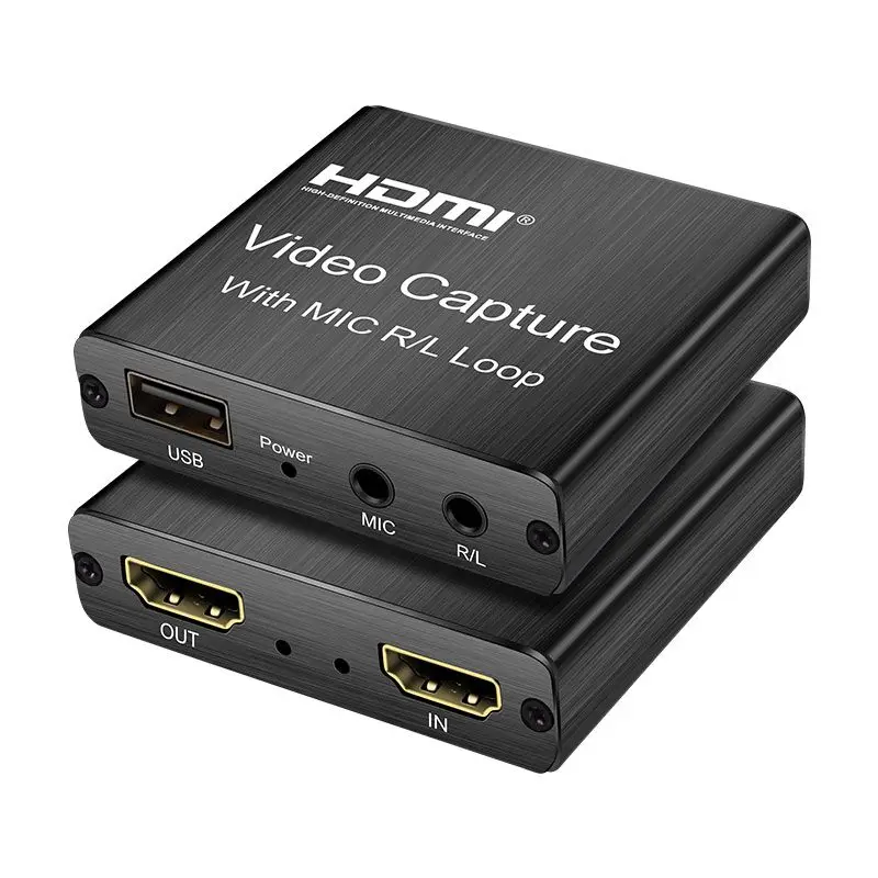 1080P 4K HDMI Video Capture Device HDMI To USB 2.0 Video Capture Card Dongle Game Record Live Streaming Broadcast
1080P 4K HDMI Video Capture Device HDMI To USB 2.0 Video Capture Card Dongle Game Record Live Streaming Broadcast