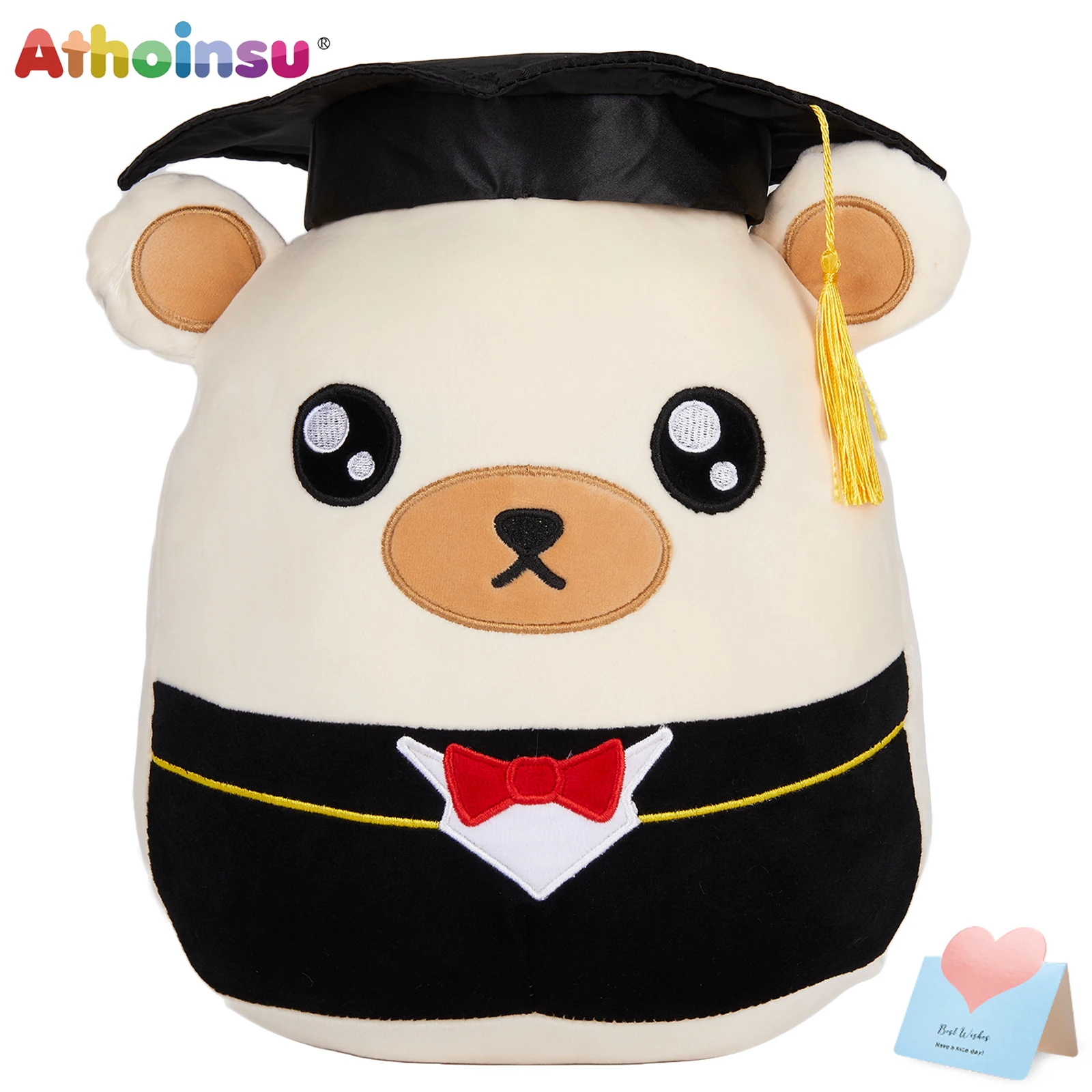 Bstaofy Cute Soft Throw Pillow Kawaii Dr. Owl Plush Toy Cotton Filled Round Cushion Children's Birthday Gift Home Decoration
Bstaofy Cute Soft Throw Pillow Kawaii Dr. Owl Plush Toy Cotton Filled Round Cushion Children's Birthday Gift Home Decoration