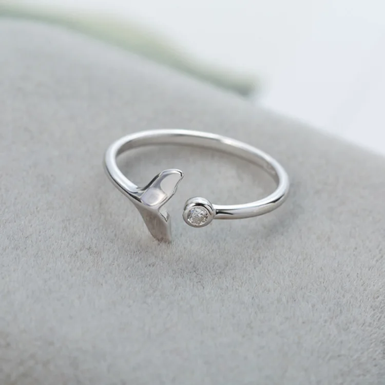 KNOCK White Cubic Zircon dolphins Adjustable Silver Fairy Tale Dream Rings for Woman Fashion Jewelry Engagement Ring
KNOCK White Cubic Zircon dolphins Adjustable Silver Fairy Tale Dream Rings for Woman Fashion Jewelry Engagement Ring