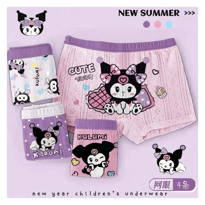 Anime Sanrios Children's Pure Cotton Underwear Cartoon Kuromi My Melody Cute Girls Printed Thin Comfortable Flat Angle Panties
Anime Sanrios Children's Pure Cotton Underwear Cartoon Kuromi My Melody Cute Girls Printed Thin Comfortable Flat Angle Panties