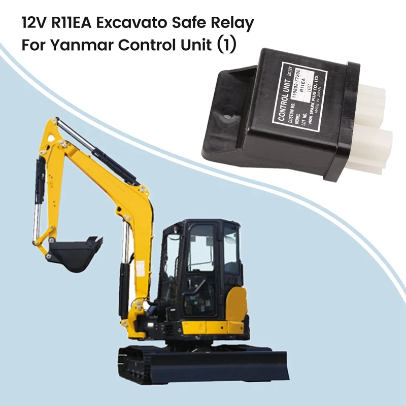 Безопасное реле для экскаватора 12 В R11EA для блока управления Yanmar, Hitachi ZX-3 Excavator 119802-77200
Безопасное реле для экскаватора 12 В R11EA для блока управления Yanmar, Hitachi ZX-3 Excavator 119802-77200
