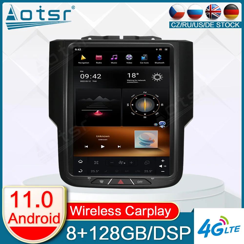Восьмиядерный процессор Qualcomm 8 + 128G Android 11 для Dodge RAM 1500 2014-2018 автомобильный стерео экран GPS-навигация Радио экран мультимедийный плеер
Восьмиядерный процессор Qualcomm 8 + 128G Android 11 для Dodge RAM 1500 2014-2018 автомобильный стерео экран GPS-навигация Радио экран мультимедийный плеер