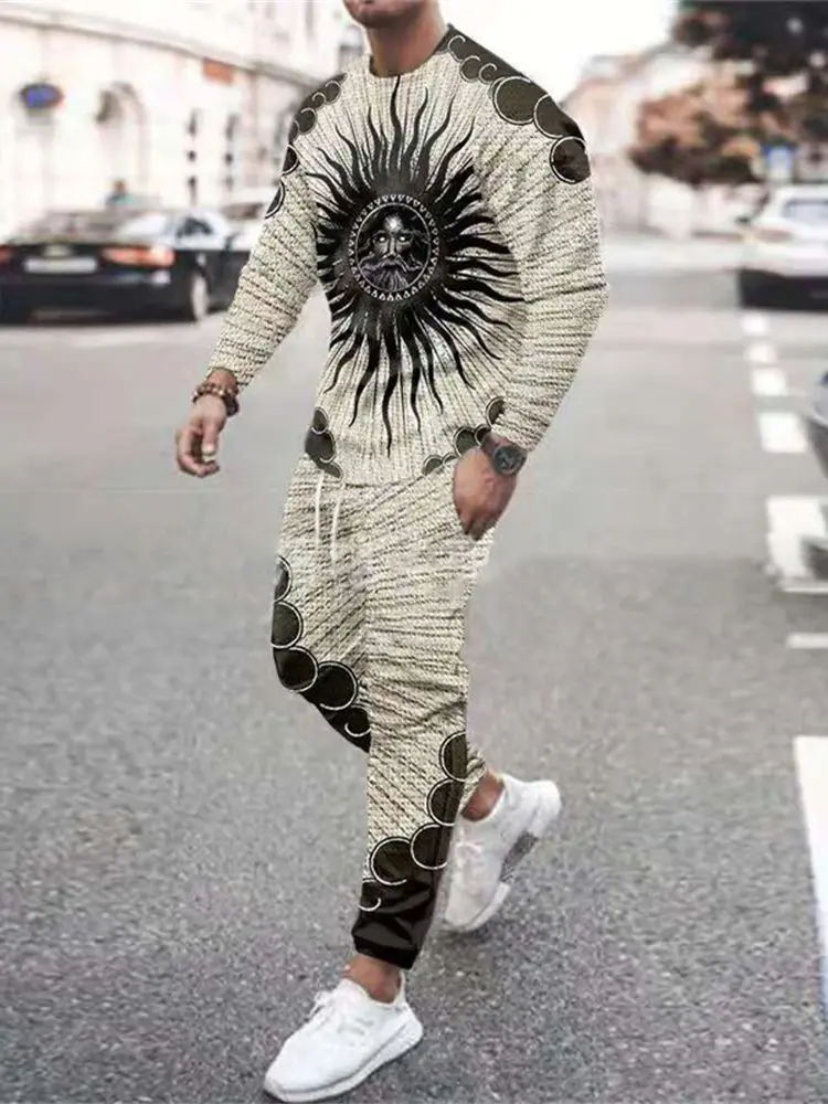New Sportswear Long Sleeve T Shirt+Sweatpants 2 Piece Sets Men Tracksuit O Neck Printed Casual Oversized Sportwear Men Clothing
New Sportswear Long Sleeve T Shirt+Sweatpants 2 Piece Sets Men Tracksuit O Neck Printed Casual Oversized Sportwear Men Clothing