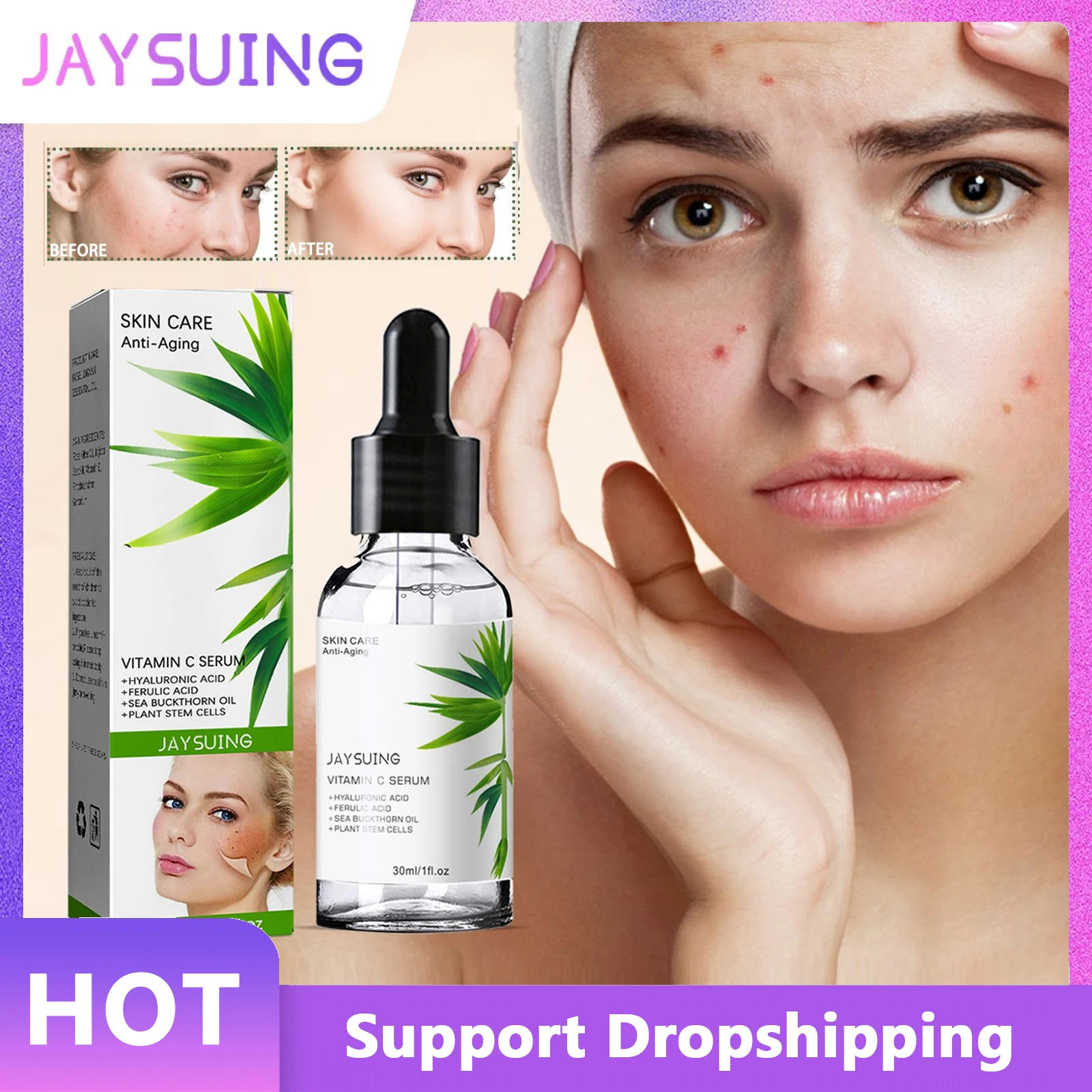 Jaysuing Acne Remover Cream Smoothing Moisturizing Whitening Firming Skin Anti Wrinkle Shrinking Pores Facial Essence Skin Care
Jaysuing Acne Remover Cream Smoothing Moisturizing Whitening Firming Skin Anti Wrinkle Shrinking Pores Facial Essence Skin Care
