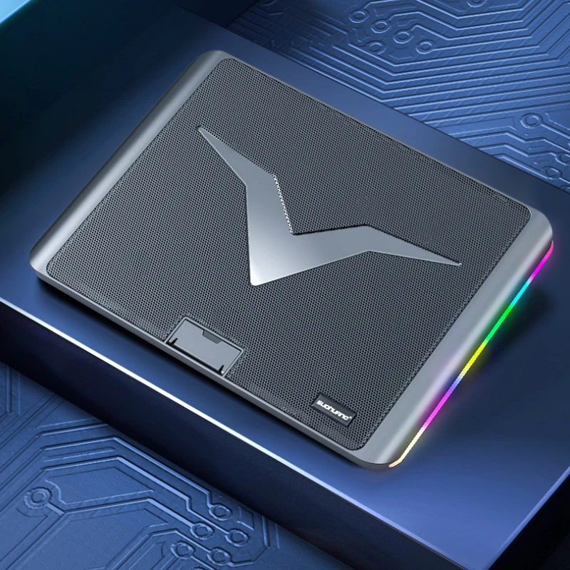 RGB Lighting Laptop Cooling Pad Two Fan 3200 RPM Silent Cooling Radiatior Gaming Laptop Cooler 11-17 inch PC Notebook Stand 2022
RGB Lighting Laptop Cooling Pad Two Fan 3200 RPM Silent Cooling Radiatior Gaming Laptop Cooler 11-17 inch PC Notebook Stand 2022