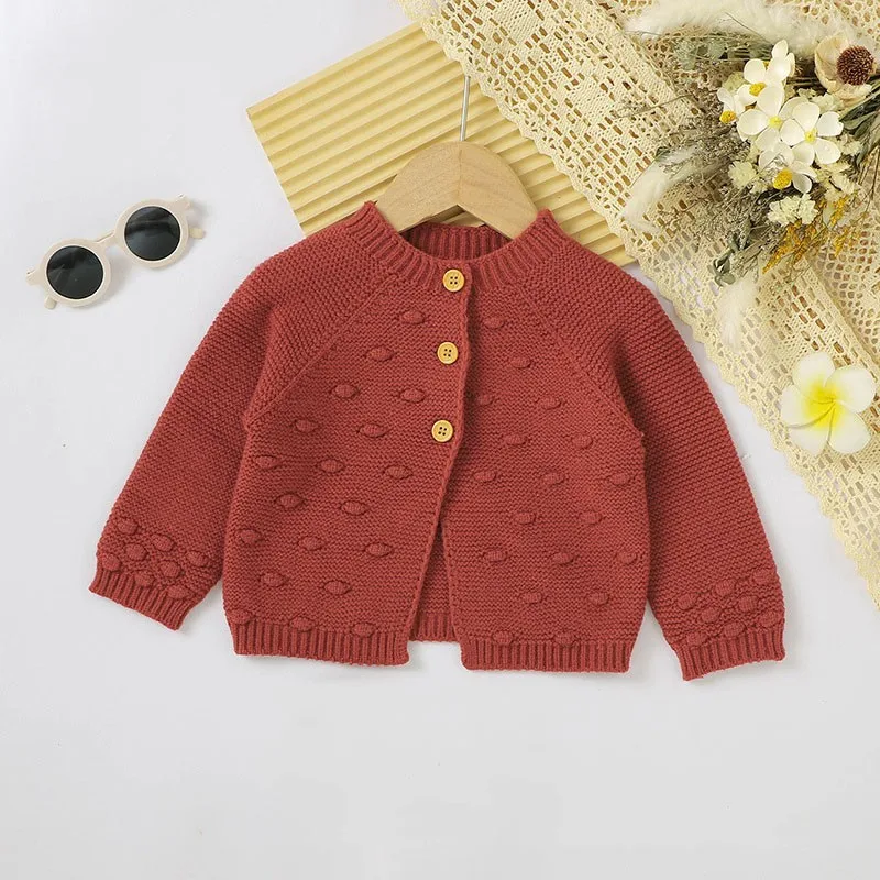 Autumn Winter Boy Girl Baby Knitted Cardigan Solid Sweater Kid Fashion Tops Coat Infant Warm Casual Knitwear Toddler Knit Jacket
Autumn Winter Boy Girl Baby Knitted Cardigan Solid Sweater Kid Fashion Tops Coat Infant Warm Casual Knitwear Toddler Knit Jacket