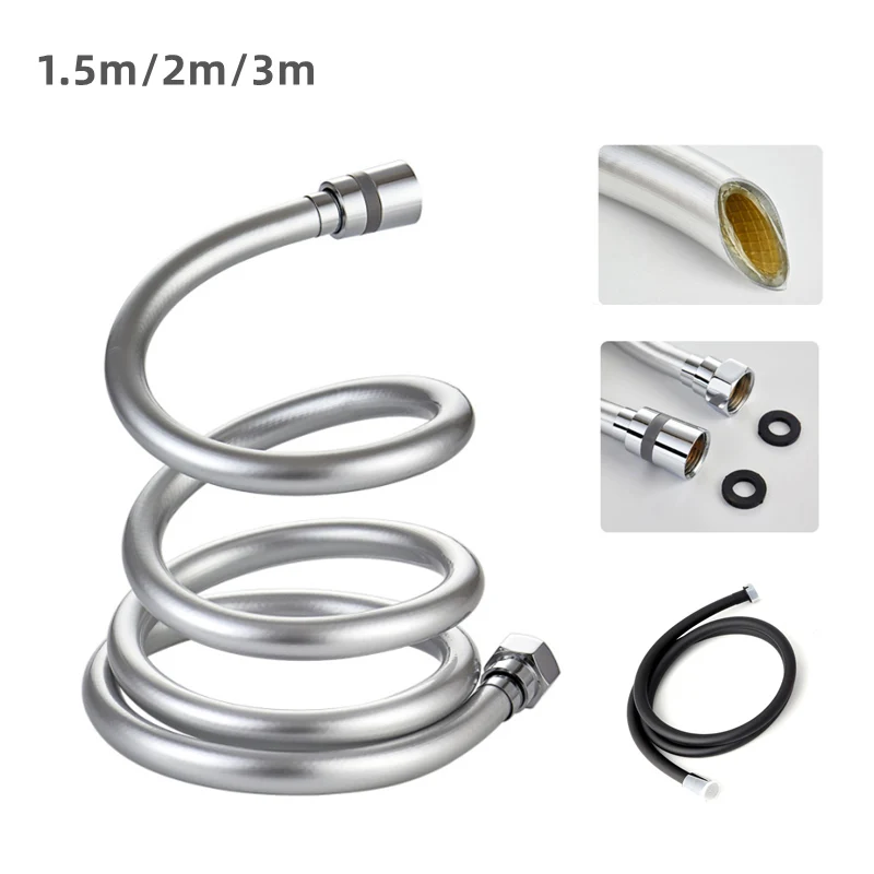 PVC High Pressure 1.5m/2m/3m Thickening anti-winding Smooth Shower Hose For Bath Handheld Shower Head Flexible Shower Hose.
PVC High Pressure 1.5m/2m/3m Thickening anti-winding Smooth Shower Hose For Bath Handheld Shower Head Flexible Shower Hose.