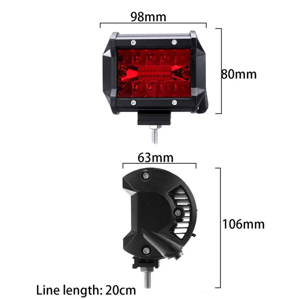 Working Light Work Light For SUV ATV Offroad Vehicles Trucks Boats Farming Accessories Aluminium Alloy Red Light
Working Light Work Light For SUV ATV Offroad Vehicles Trucks Boats Farming Accessories Aluminium Alloy Red Light