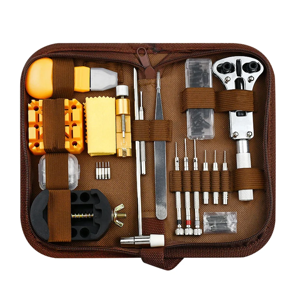 168pcs Watchmaker Repair Kit Tool Watch Remove Case Spring Bar Screwdriver Clock
168pcs Watchmaker Repair Kit Tool Watch Remove Case Spring Bar Screwdriver Clock