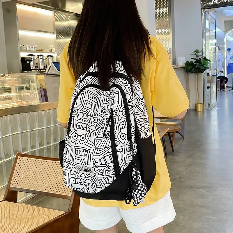Students Waterproof Nylon Backpack for Women Multi Pocket Travel Backpacks Female School Bag for Teenage Girls Back To School
Students Waterproof Nylon Backpack for Women Multi Pocket Travel Backpacks Female School Bag for Teenage Girls Back To School
