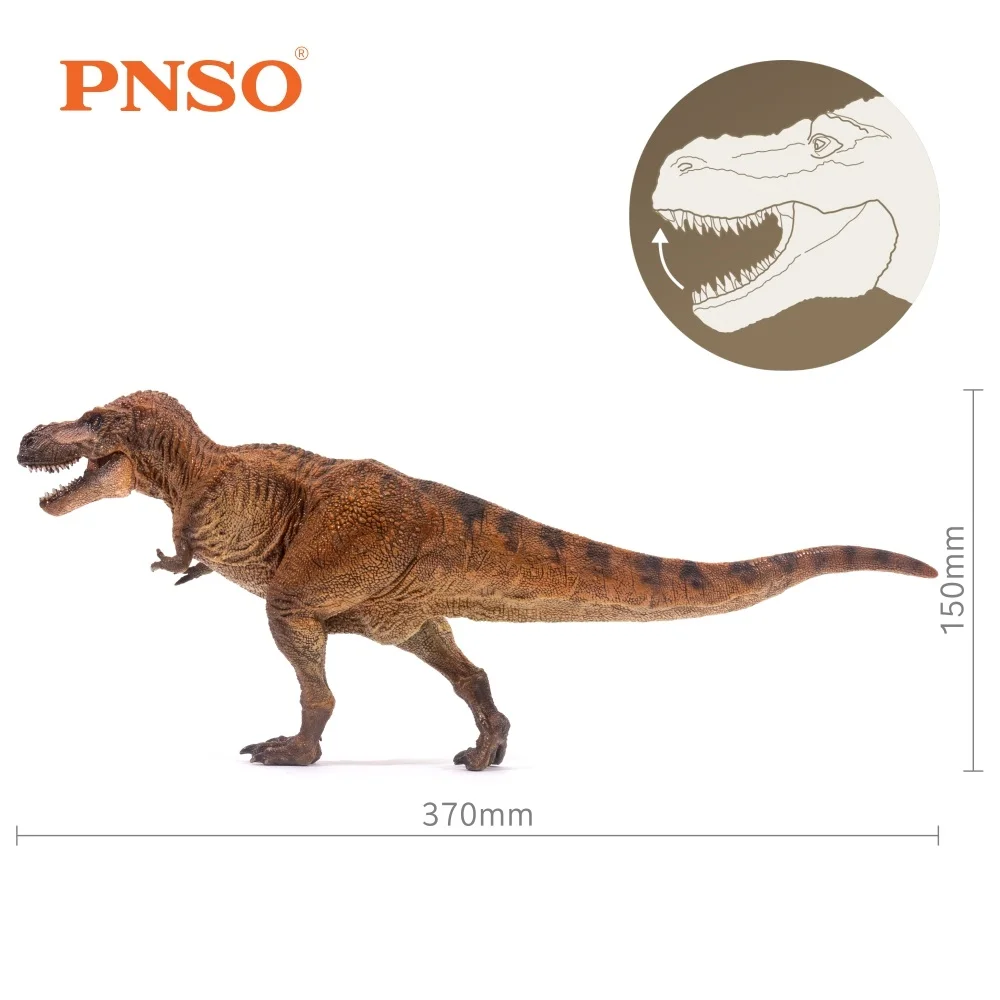 PNSO Wilson Tyrannosaurus Rex Movable Jaw Dinosaur Figure Classic Toys For Boy Prehistoric Animal Model
PNSO Wilson Tyrannosaurus Rex Movable Jaw Dinosaur Figure Classic Toys For Boy Prehistoric Animal Model