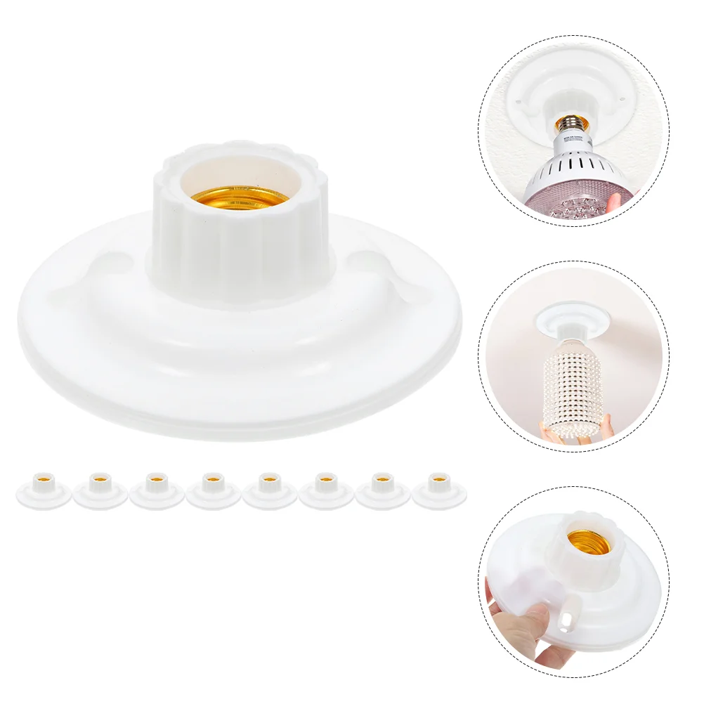 10 Pcs Plum Lamp Holder Light Sockets Bulb Base Bulbs Replacement E27 Adapter Lightbulbs Holders
10 Pcs Plum Lamp Holder Light Sockets Bulb Base Bulbs Replacement E27 Adapter Lightbulbs Holders