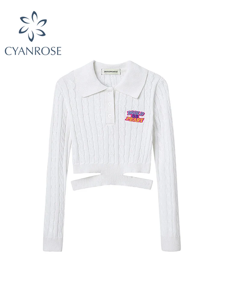 Elegant Knitted Sweater Pullover Lapel Collar Women 2022 Autumn Black Long T-Shirts Sexy Tops Female Bandage Tee Tops New
Elegant Knitted Sweater Pullover Lapel Collar Women 2022 Autumn Black Long T-Shirts Sexy Tops Female Bandage Tee Tops New