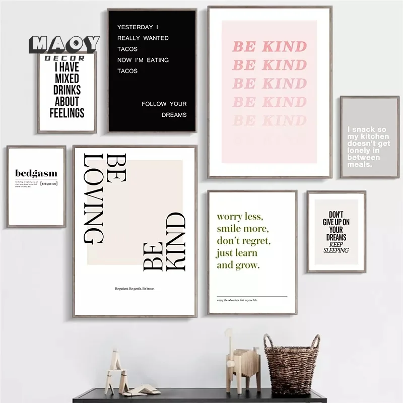 Nordic Motivational Text Art Kraft Paper Posters and Prints Letters Wall Art for Bedroom Abstract Frames for Modern Room Decor
Nordic Motivational Text Art Kraft Paper Posters and Prints Letters Wall Art for Bedroom Abstract Frames for Modern Room Decor